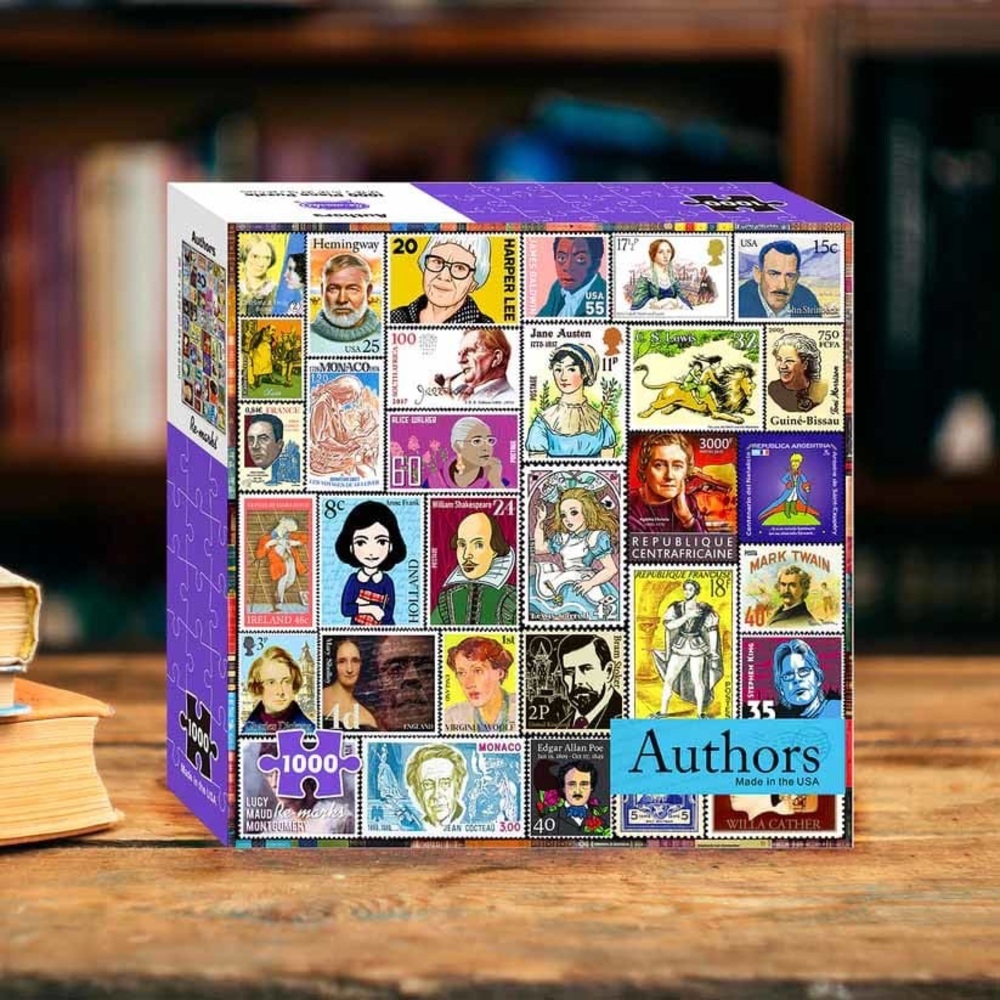 NWT Re-marks Authors 1000 piece puzzle